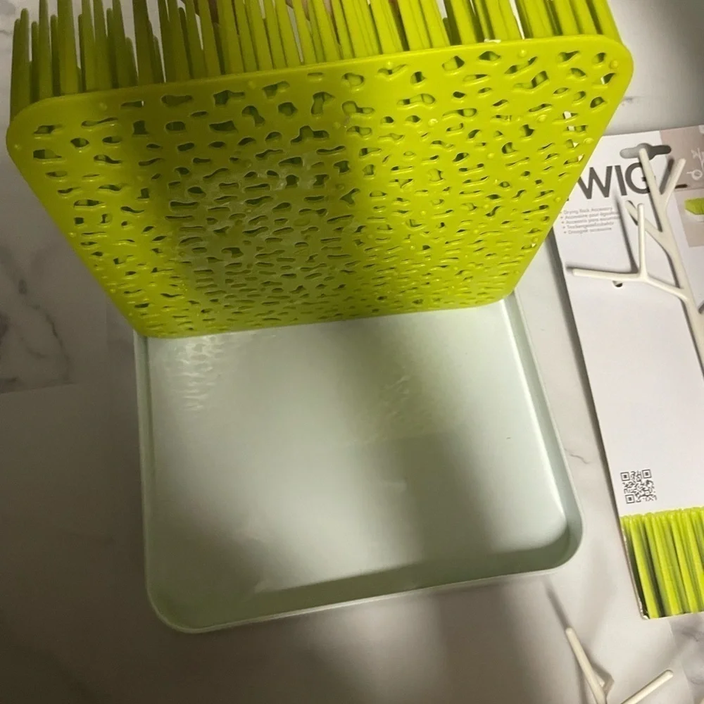 🎁2 for $10🎀🛍️🛒Grass Countertop Baby Bottle Drying Rack with StemAccessories,